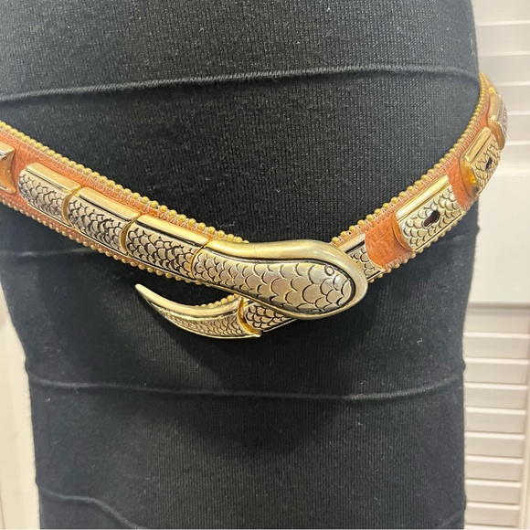 Streets Ahead Accessories - Snake belt 33” brown viper